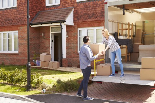 Moving day preparation for a home removal in Turnpike Lane
