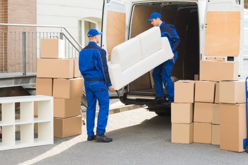 Turnpikelane man and van service transporting furniture