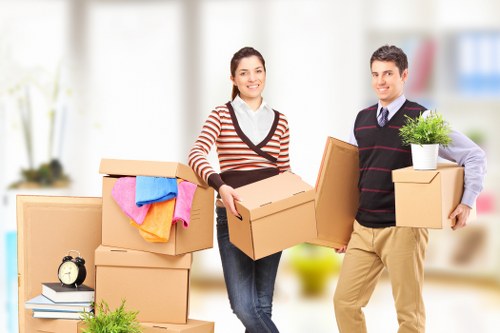 Professional moving truck for North London residential removals