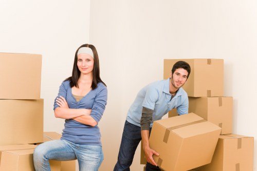 Fragile household items being wrapped for safe moving in Turnpike Lane