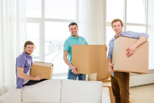 Business removals support for an office move near Turnpike Lane