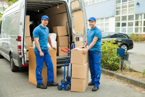 Careful furniture handling during a local home or office move