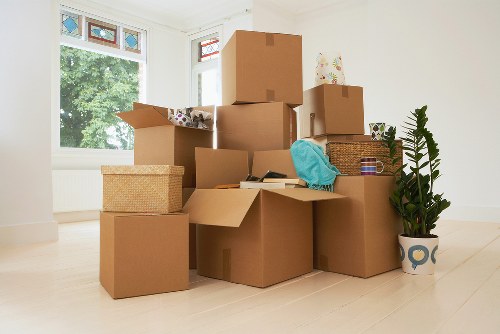 Local removals team handling office relocation items in Turnpike Lane