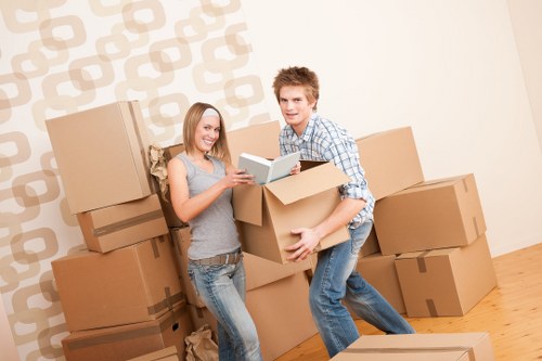 Local removals team handling a flat move in Turnpike Lane