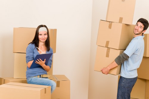 Preparing workstations and furniture for an office move in Turnpike Lane
